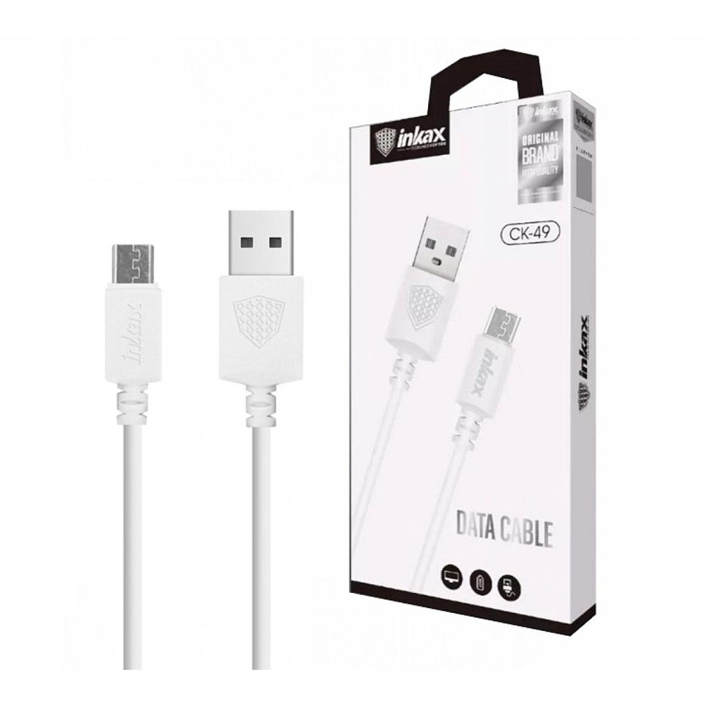 Cable Inkax Micro USB 5A 1M Blanco