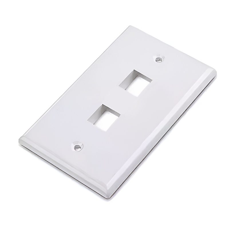 Plaqueta NRG+ RJ45 1 Puertos Blanco