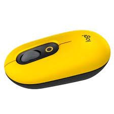 Mouse Logitech POP Inalámbrico Bluetooth Amarillo