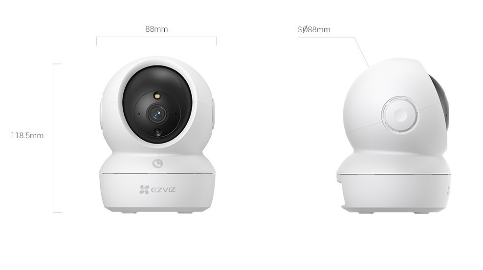 Camara Wifi Ezviz CS-H6c 2K con movimiento