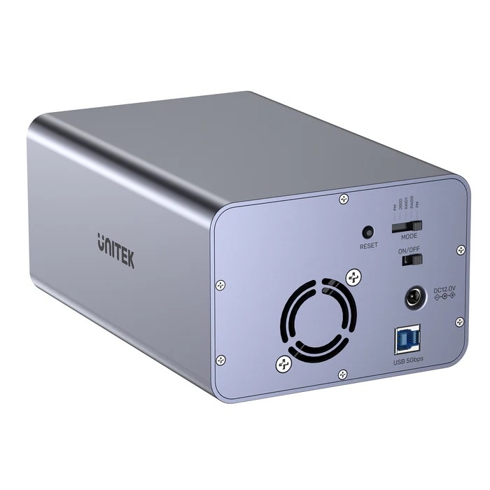Gabinete Externo Dual Unitek USB 3.0 para 2 Discos RAID