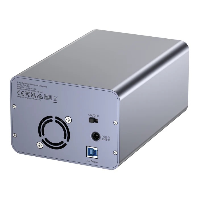 Gabinete Externo Dual Unitek USB 3.0 para 2 Discos SATA
