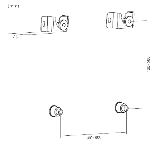 Soporte Fijo Brateck LED-11 para TV hasta 70"