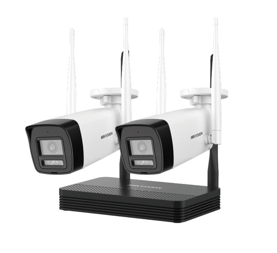 Kit de Vigilancia Wi-Fi Hikvision 2MP 2 Cámaras Bullet