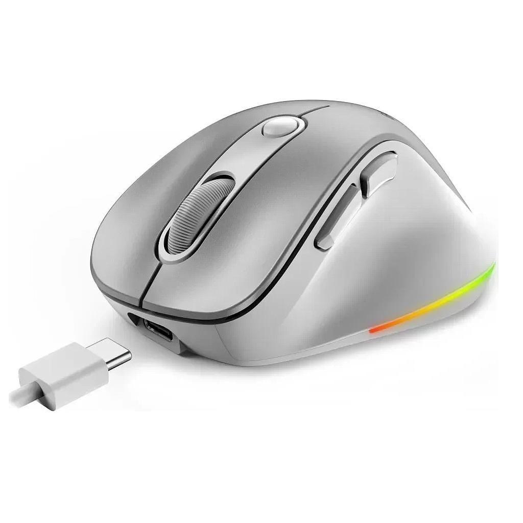 Mouse Genius Ergo 9000S Pro Inalámbrico Bluetooth Blanco