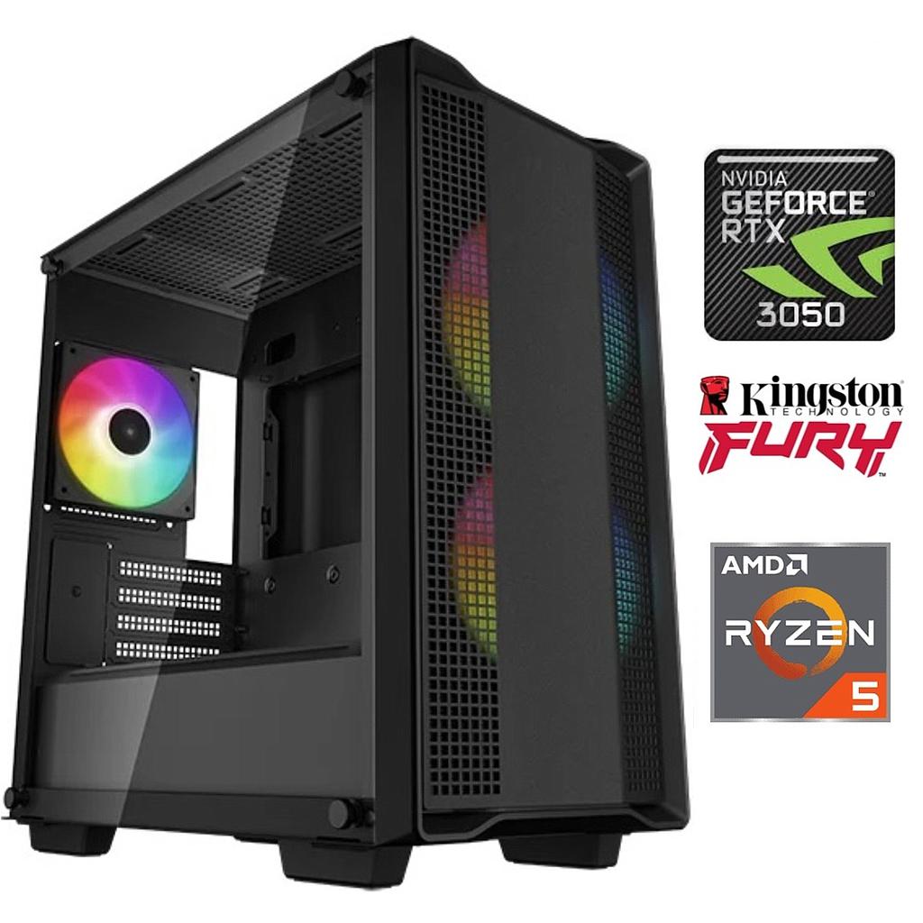 Equipo Gamer Ryzen 5 5500, 16GB, SSD 480GB, RTX 3050 6GB