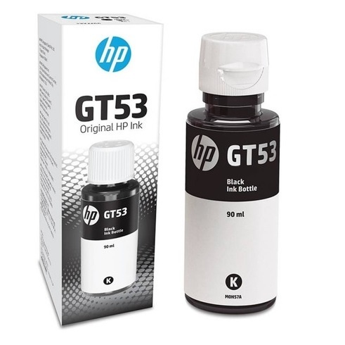 Botella de Tinta Original HP GT53 Negra 90ml