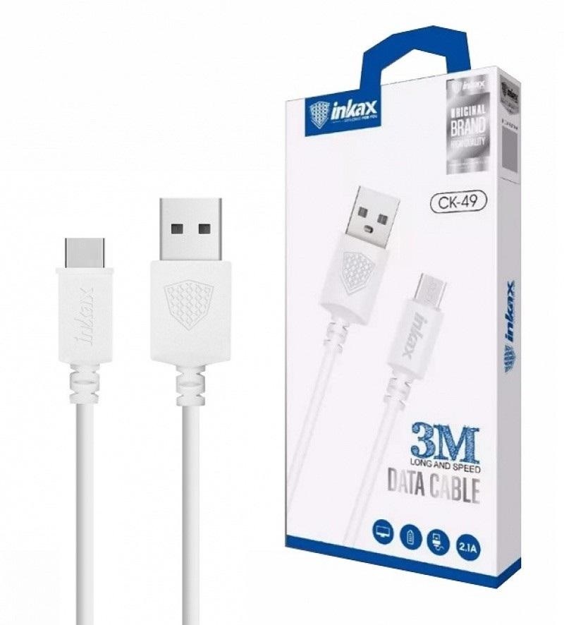 Cable Inkax USB a USB-C de 3 metros