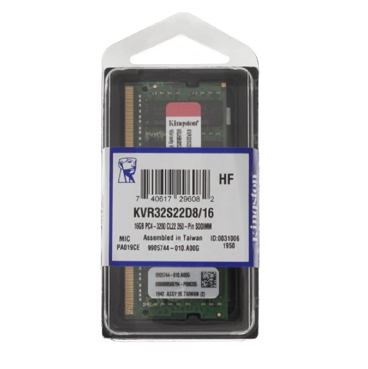 Memoria RAM Kingston 16GB 3200MHz SODIMM