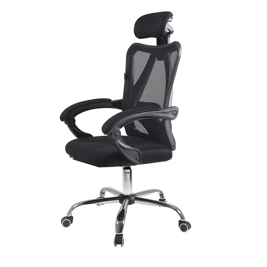 Silla ejecutiva Clyde sin apoyapies negra