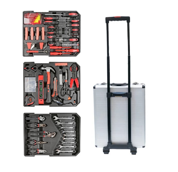 Caja de Herramientas con 450 Accesorios y Carrito