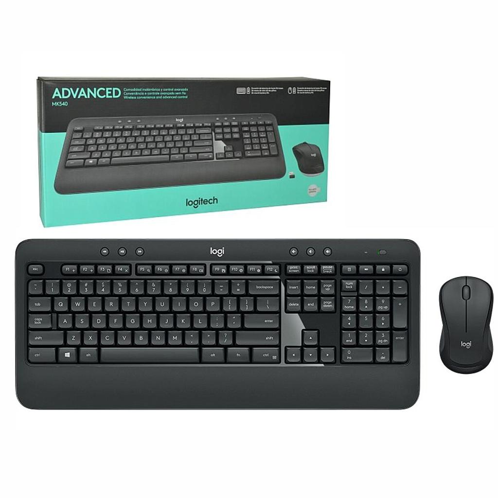 Combo Logitech MK540 teclado y mouse inalámbricos