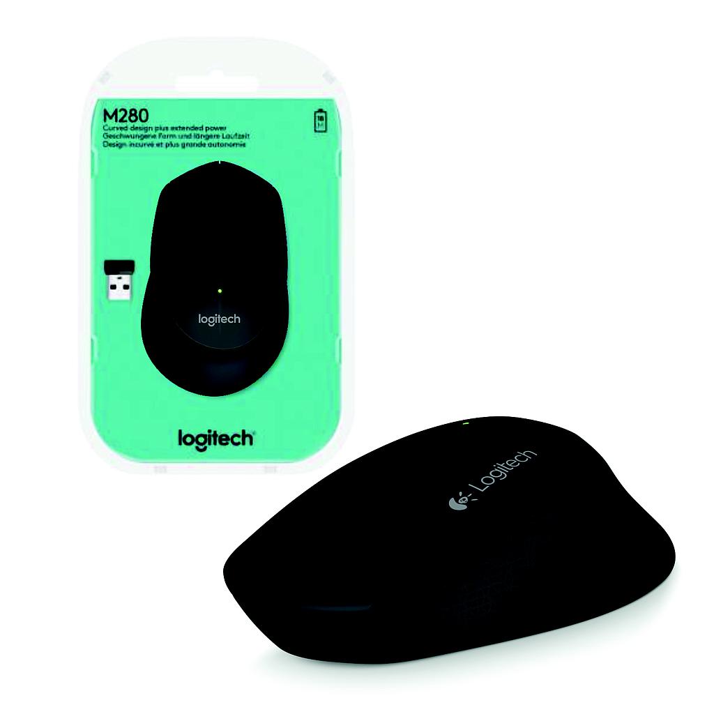 Mouse Logitech M280 inalámbrico negro