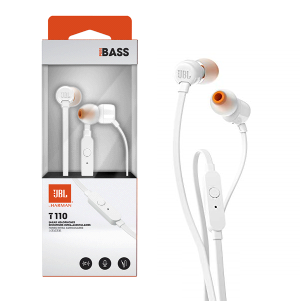 Auriculares In-ear JBL TUNE110 Manos Libres Blanco
