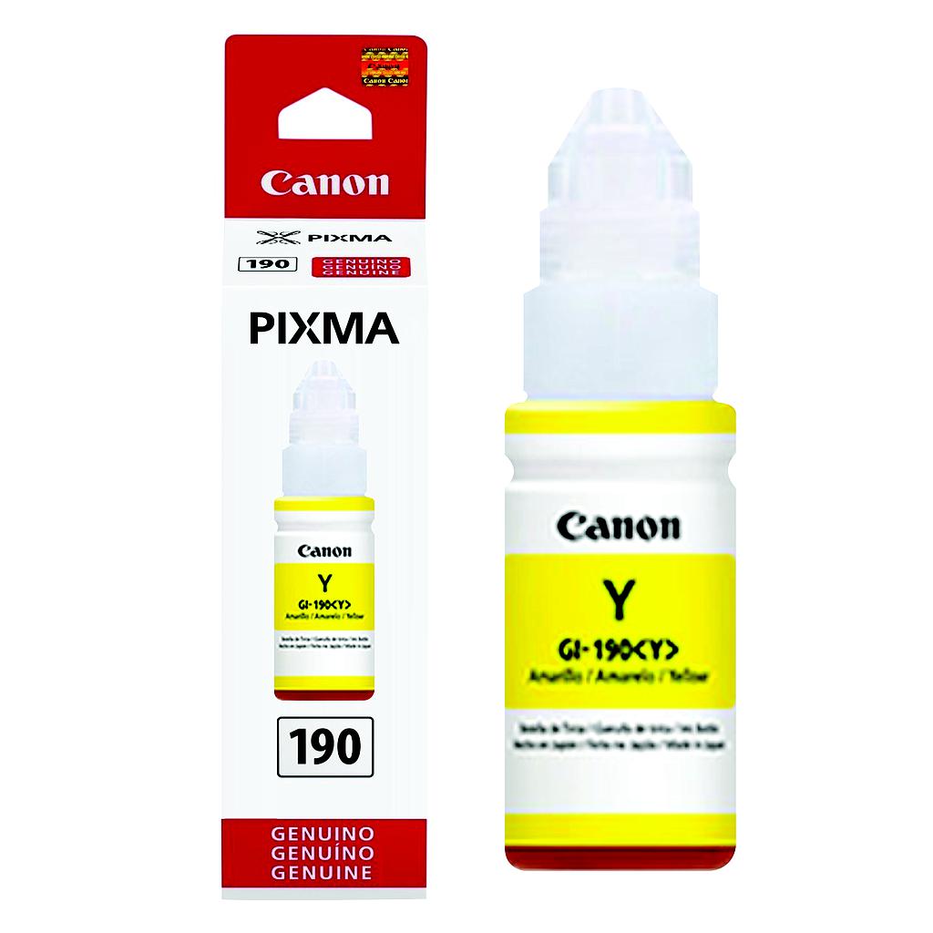 Botella Tinta Canon Gl-190 Amarilla