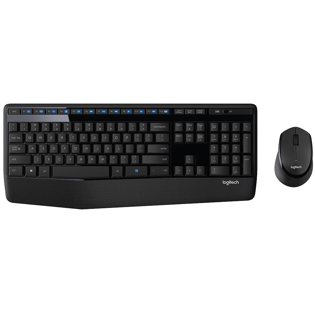 Combo Teclado y Mouse Logitech MK345 Inalámbrico Español