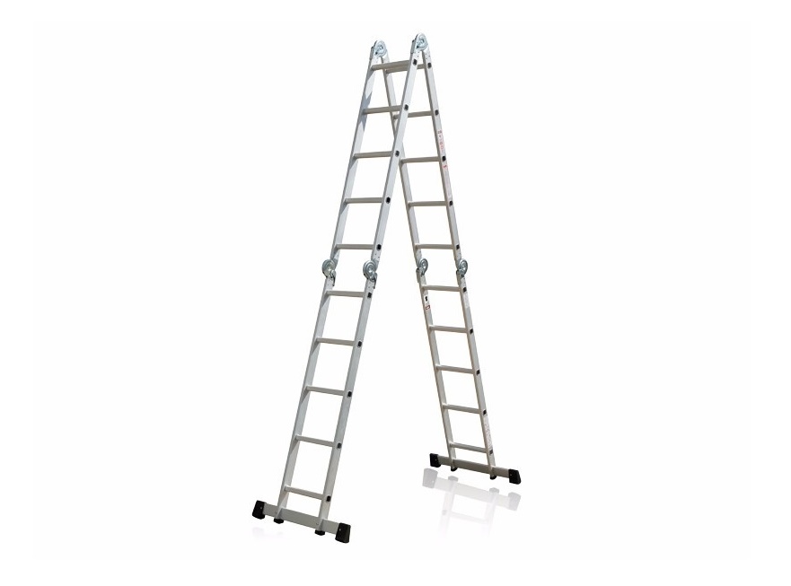 Escalera Andamio 20 Escalones Plegable 5.8 Metros