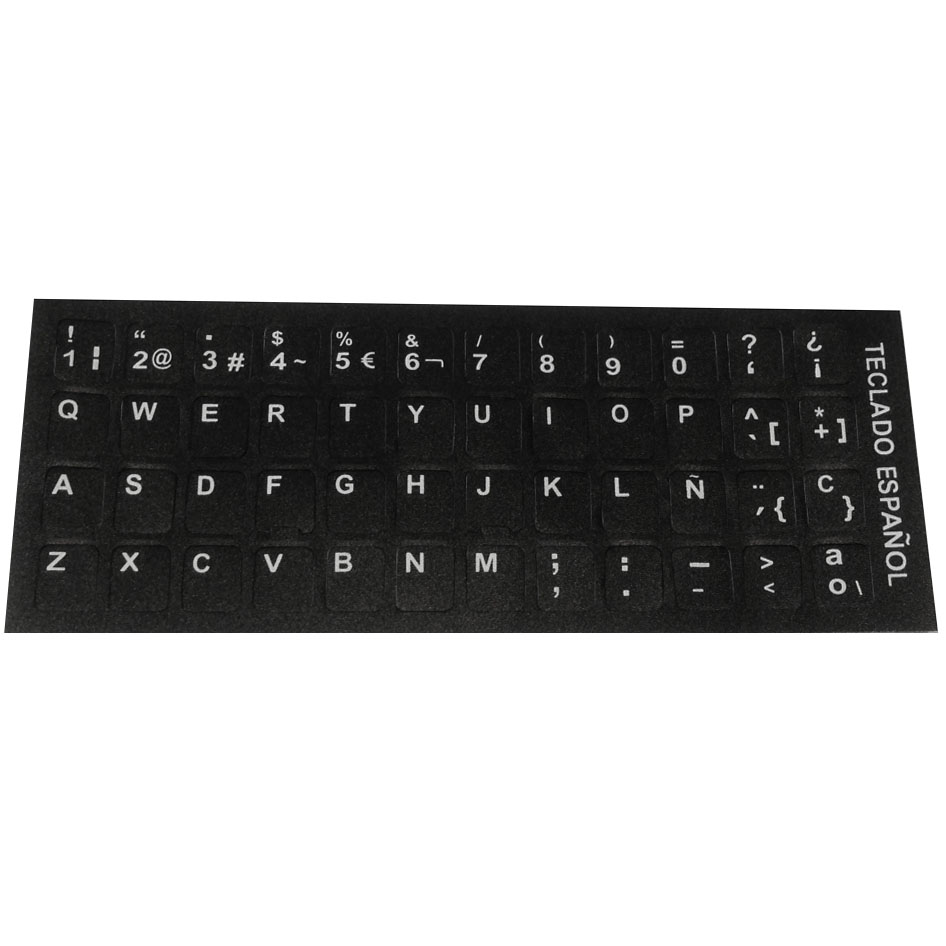 Sticker Teclado Español Adhesivo