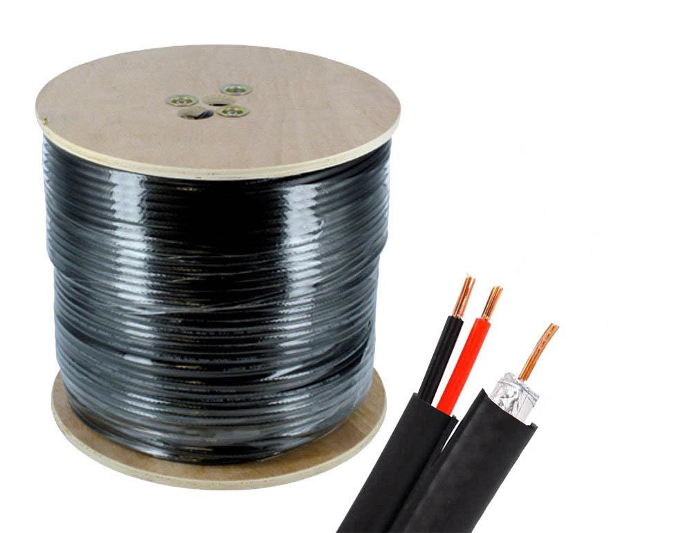 Cable Siamés NRG+ Coaxial + Corriente RG59 Bobina 305m
