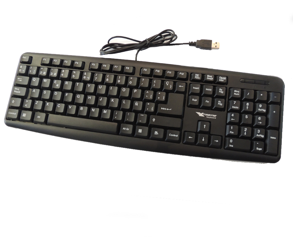 Teclado Xtreme Español USB Negro