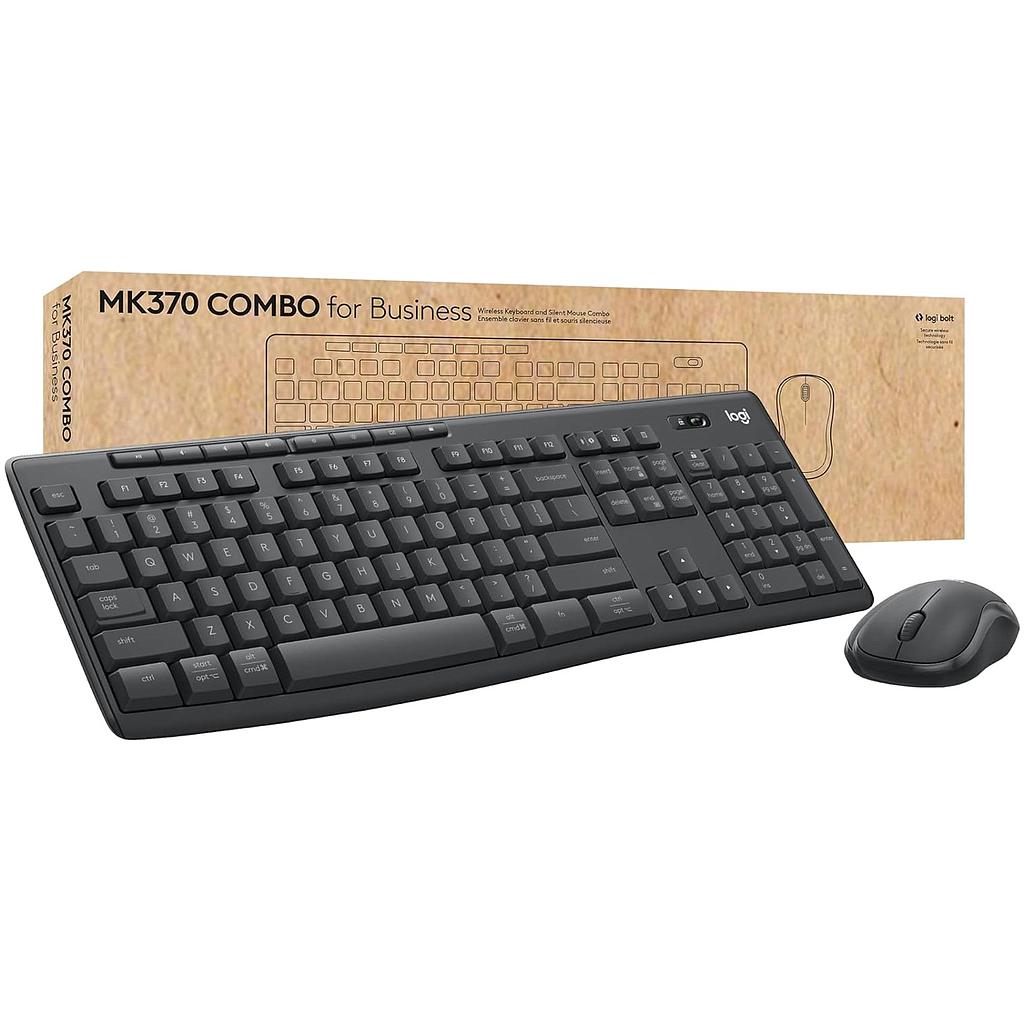 Combo Logitech MK370 teclado y mouse inalámbricos