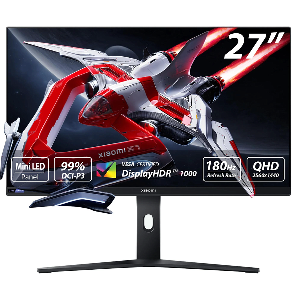 Monitor Gamer Xiaomi Mini LED G Pro 27i WQHD 180Hz 1ms