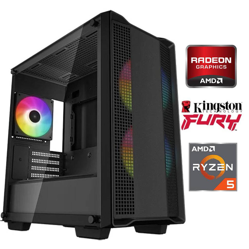 Equipo Gamer Ryzen 5 8600G, 16GB, 1TB, Gráficos Radeon