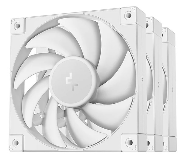 Fan Cooler DeepCool FD12 120mm Pack de 3 Blanco