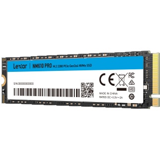 Disco SSD Lexar NM610PRO 500GB NVMe PCIe Gen3x4 M.2 2280