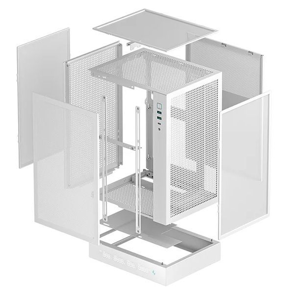 Gabinete DeepCool CH170 Digital ITX Vertical Blanco
