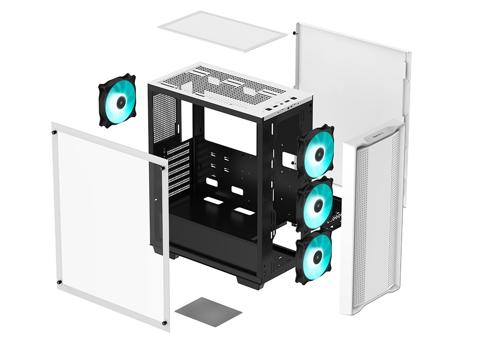 Gabinete DeepCool CC560 V2 Mid-Tower Blanco