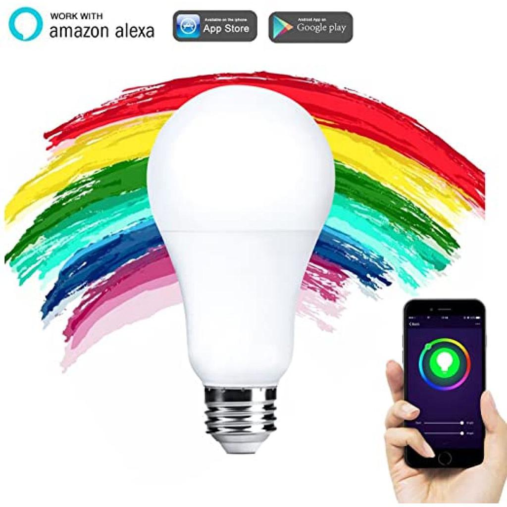 Lampara Led Rgb Wi-fi 10w E27 Tuya Smart