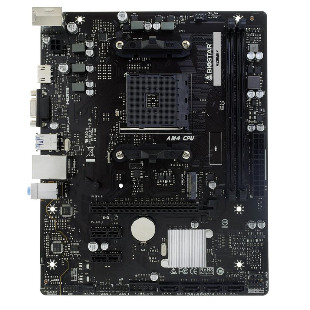 Motherboard Biostar A520MHP AM4 DDR4 Micro-ATX