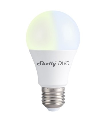 Lámpara LED Shelly DUO Wi-Fi 9W E27 Frío/Cálido