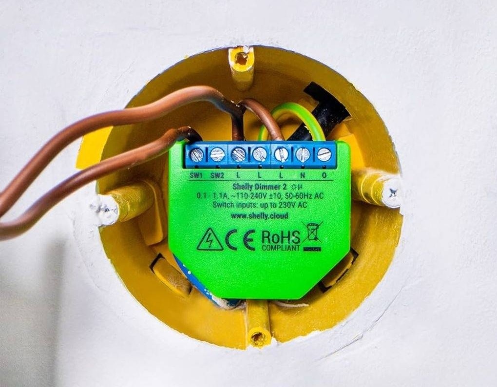 Dimmer Shelly Gen3 PM Medición Potencia Wi-Fi
