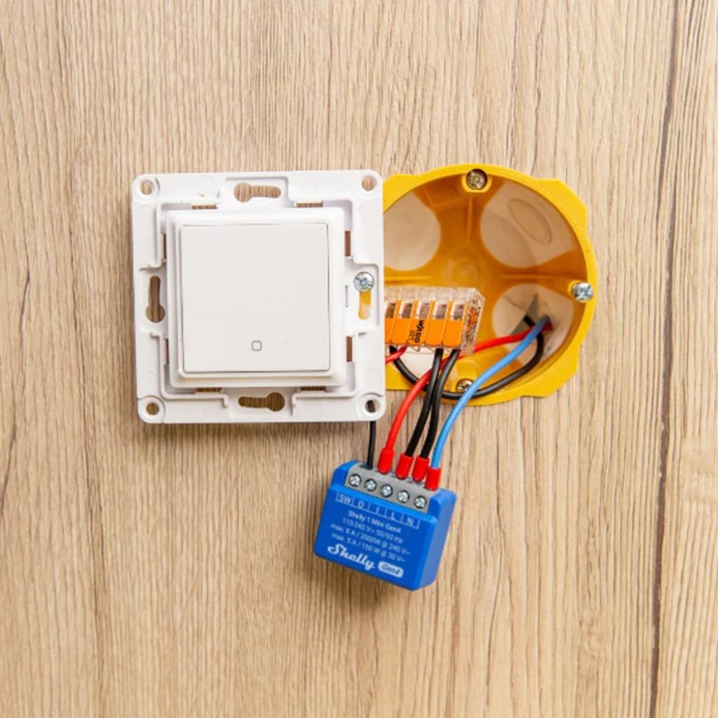 Relé Shelly Mini 1 GEN4 Wi-Fi 6 8A