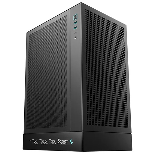Gabinete DeepCool CH170 Digital ITX Vertical Negro