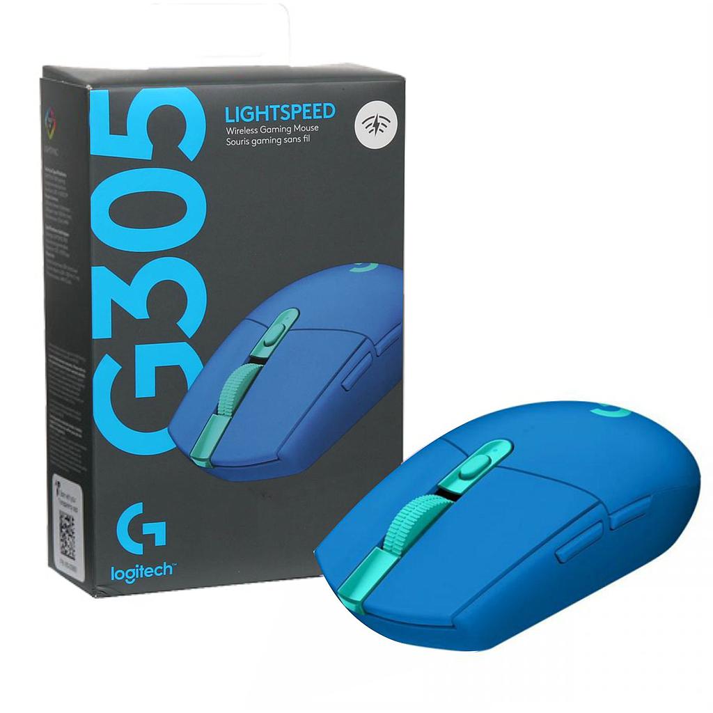 Mouse Logitech G305 gaming inalámbrico azul