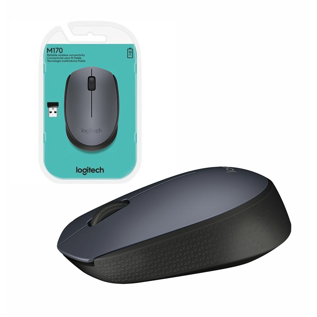 Mouse Logitech M170 inalámbrico negro