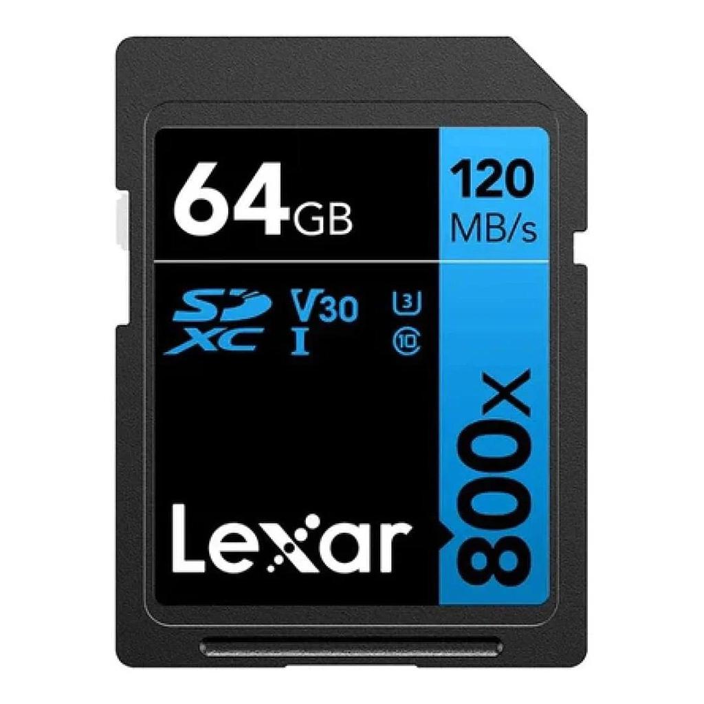 Memoria SDXC Lexar 800X Pro 64GB 150MB/s Blue