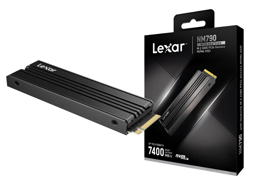 Disco SSD Lexar 2TB M.2 2280 NVMe PCIe Gen3x4 c/disipador