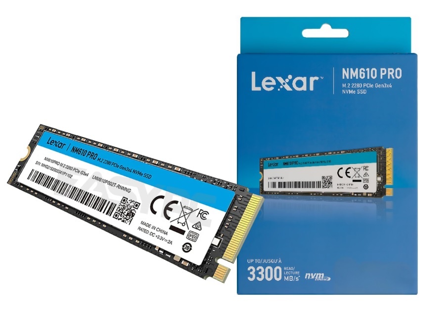 Disco SSD Lexar NM610PRO 2TB NVMe PCIe Gen3x4 M.2 2280