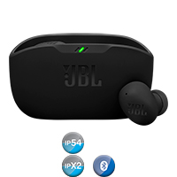 Auriculares Inalámbricos BT Jbl Wave Buds 2 IP54 IPX2 Llamadas