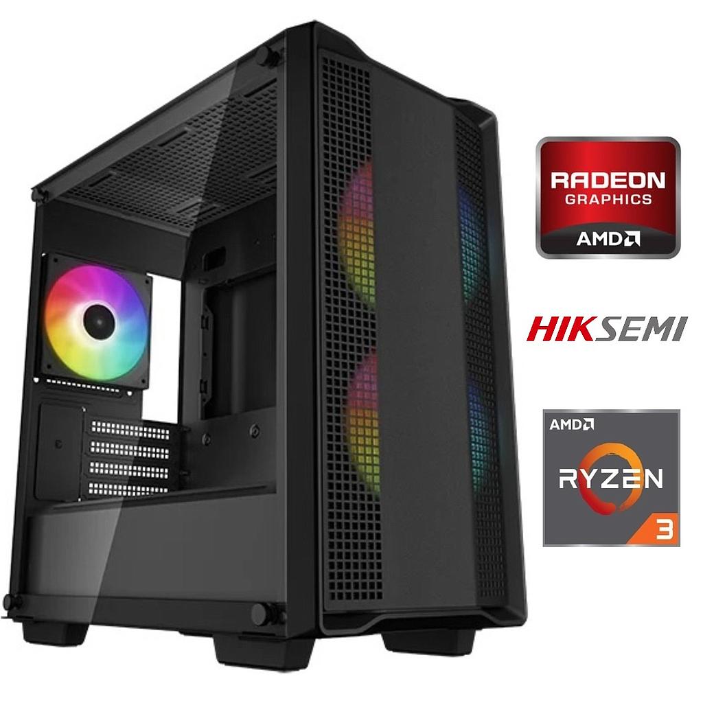 Equipo Gamer Ryzen 3 3200G, 16GB, 500GB NVMe, Gráficos Radeon