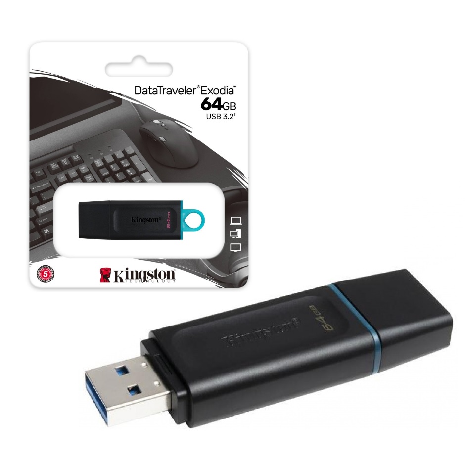 Pendrive Kingston DataTraveler Exodia 64GB USB 3.2