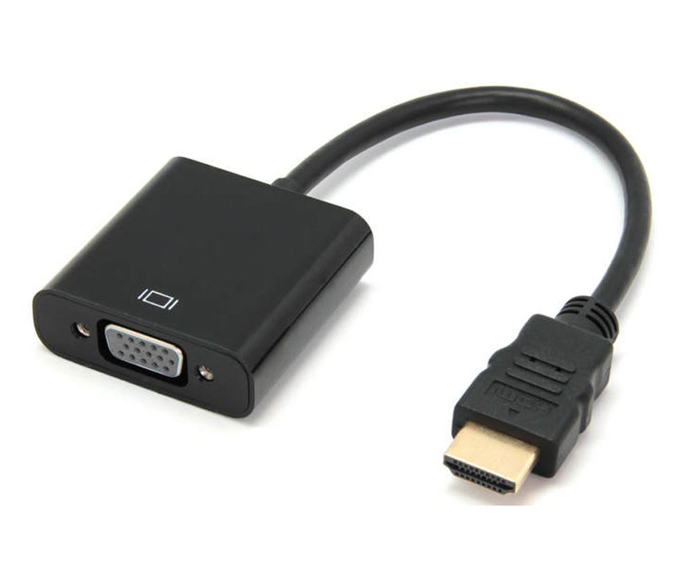 Adaptador HDMI Macho a VGA Hembra con Audio