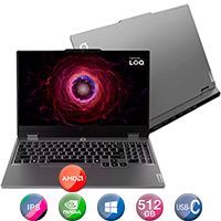 Notebook Lenovo 15,6'' Ryzen 7 16gb 512gb Win11 Rtx4070