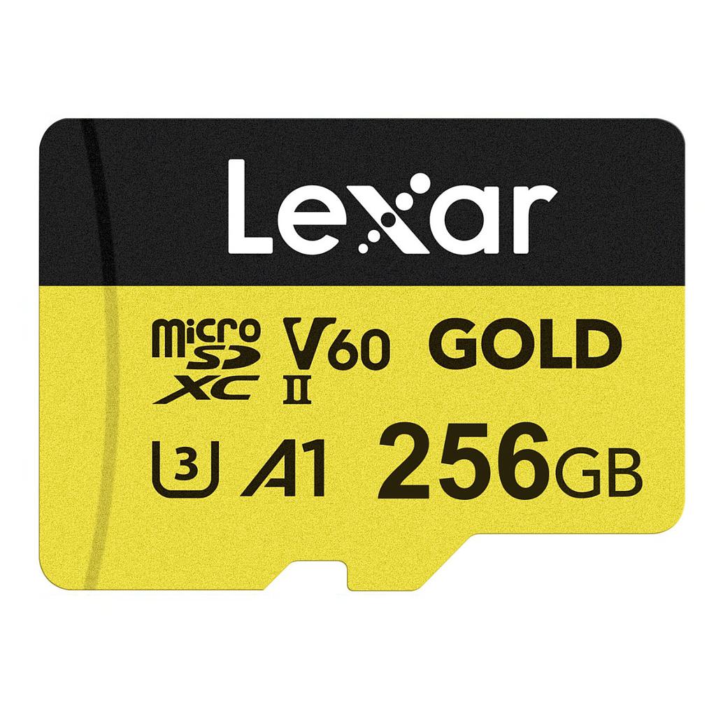 Memoria microSDXC Lexar Pro 256GB Gold UHS-II
