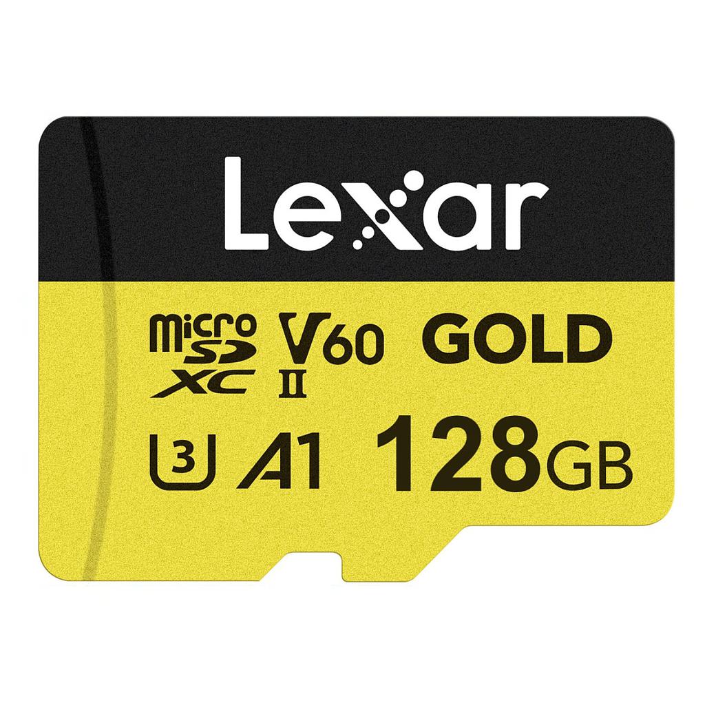 Memoria microSDXC Lexar Pro 128GB Gold UHS-II