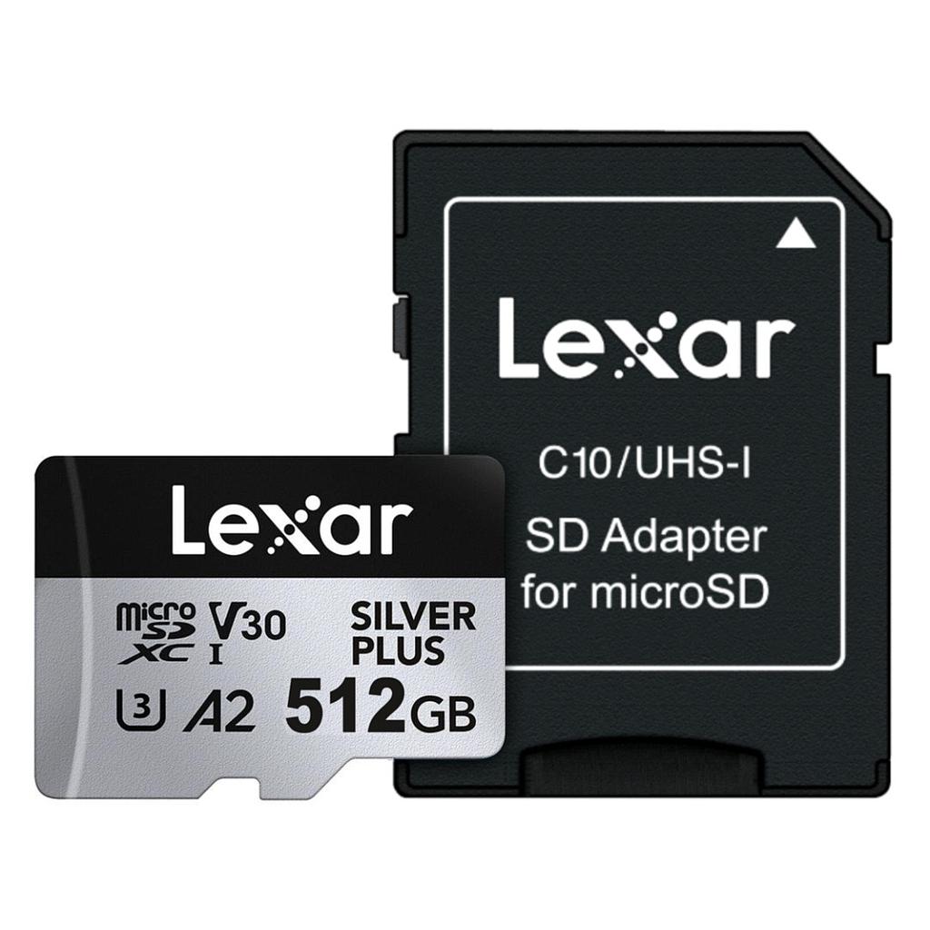 Memoria microSDXC Lexar Professional 512GB Silver Plus